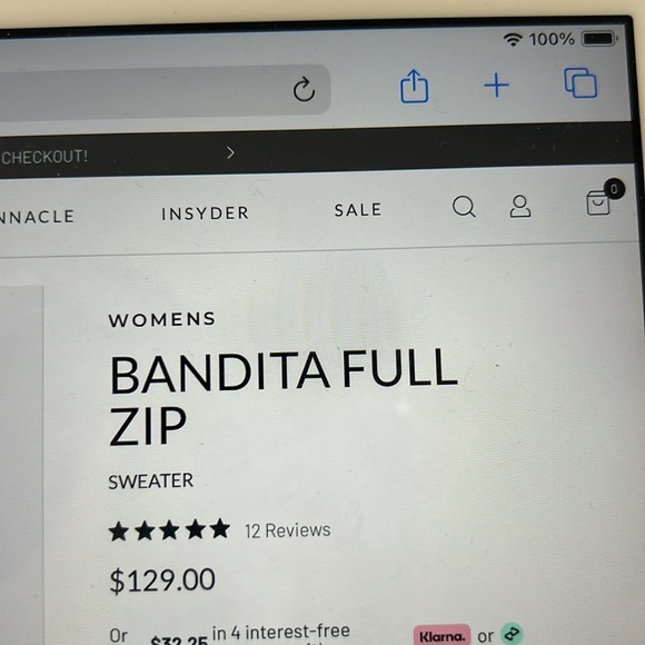 Spyder Woman’s Sweater - Picture 3 of 9